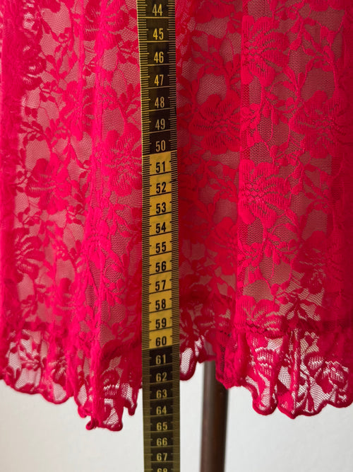 La Senza Red Lace Halter Neck size S