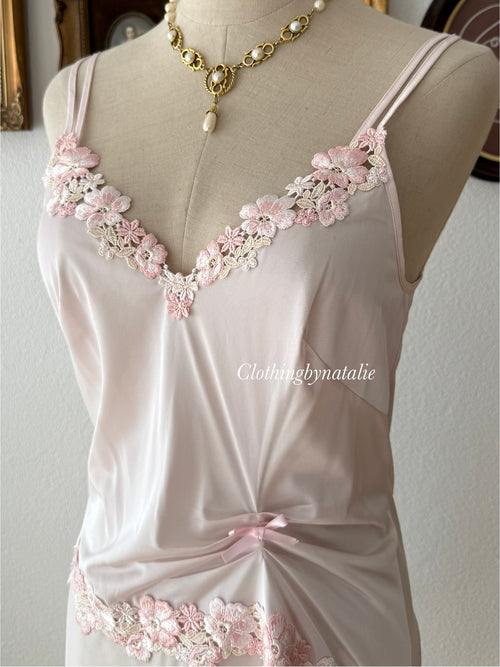 Fairy Pink Nylon Slip Size M