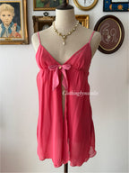 Penthouse Pink Chiffon Mini Dress size S