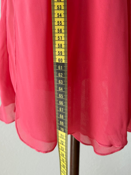 Penthouse Pink Chiffon Mini Dress size S