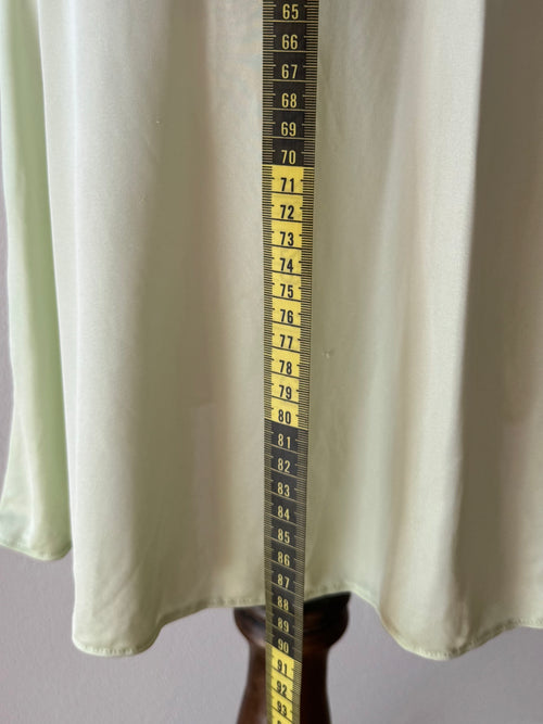 Green Nylon Lace Nightgown size S