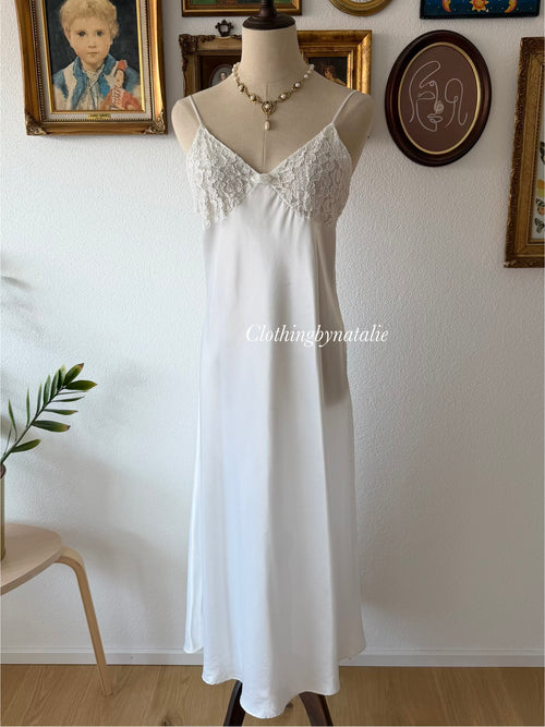 Val Mode Bridal Satin Peignoir Set Size M