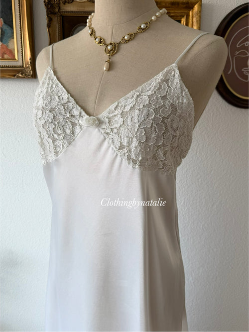 Val Mode Bridal Satin Peignoir Set Size M