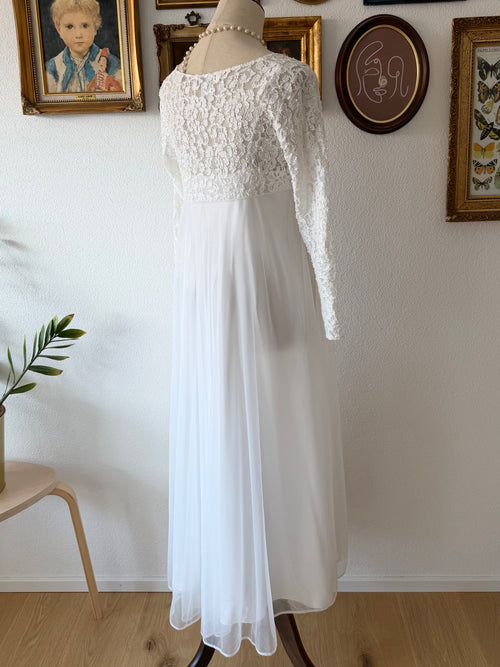 Val Mode Bridal Satin Peignoir Set Size M