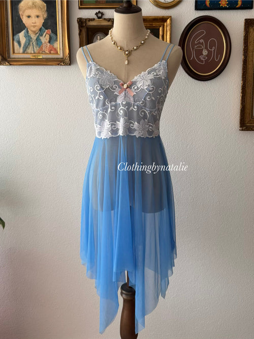 Ocean Blue Mesh Slip size S