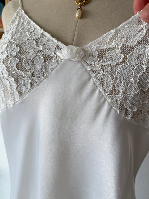 Val Mode Bridal Satin Peignoir Set Size M