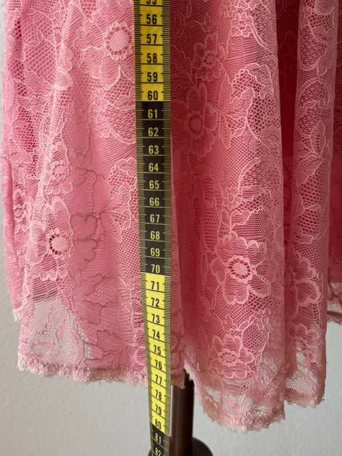 Coquette Pink Lace Babydoll size M