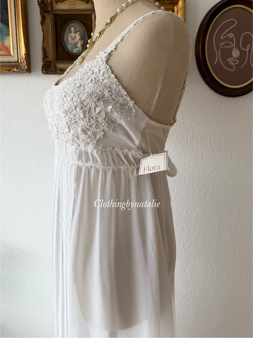 Flora Pleated Bridal Gown Size M