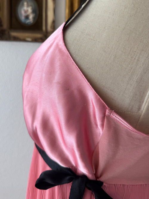 Delicates Pink Pleated Babydoll size M