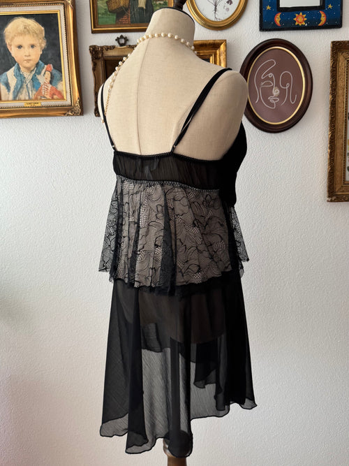 Black Swan Chiffon Babydoll size M