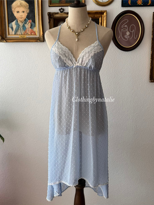 APT.9 Blue Chiffon Slip size S