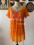 Fairy Orange Blouse size M/small L