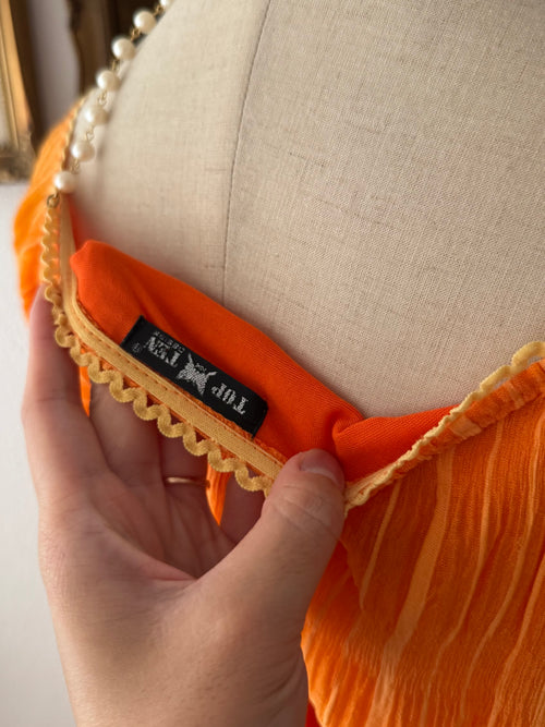 Fairy Orange Blouse size M/small L