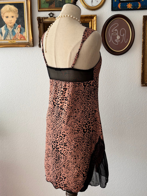 Leopard Jersey Slip Size S