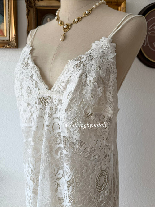 Inbloom Lace Bridal Peignoir Set Size L