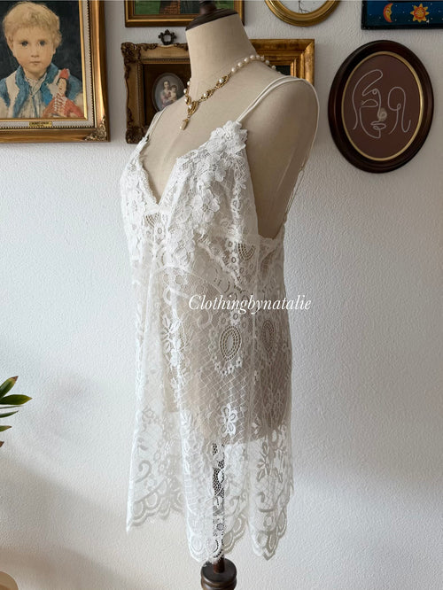 Inbloom Lace Bridal Peignoir Set Size L