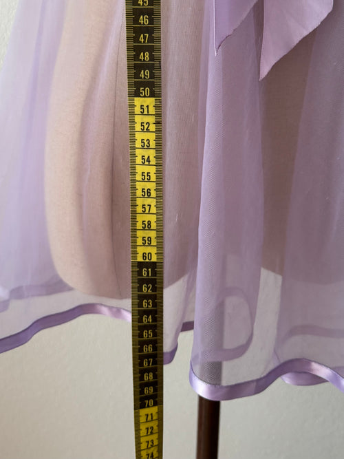 Purple Sheer Mesh Babydoll size S