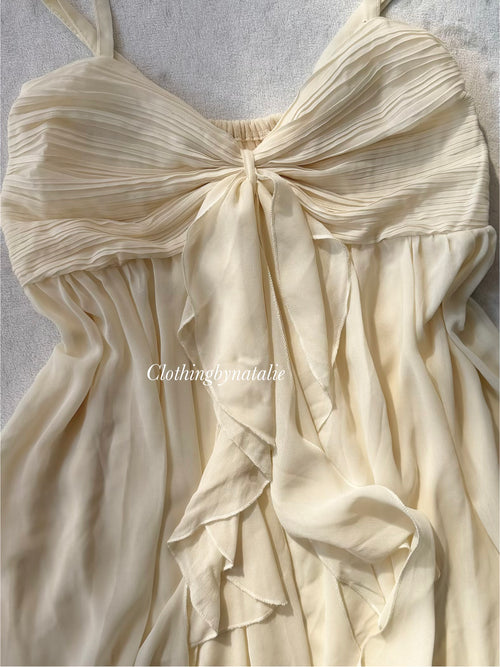 Coquette Cream Chiffon Babydoll size M