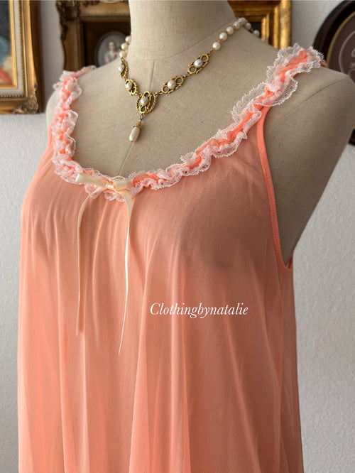 VS Orange Mesh Babydoll size S