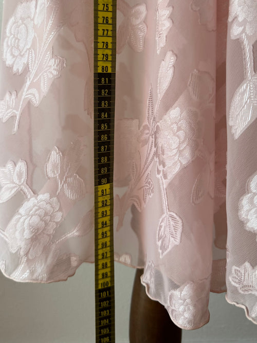 Pink Brocade Slip Dress size M