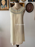 Yellow Nylon Midi Nightgown size S