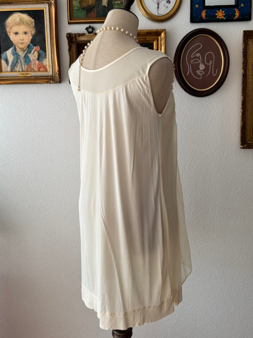 Yellow Nylon Midi Nightgown size S