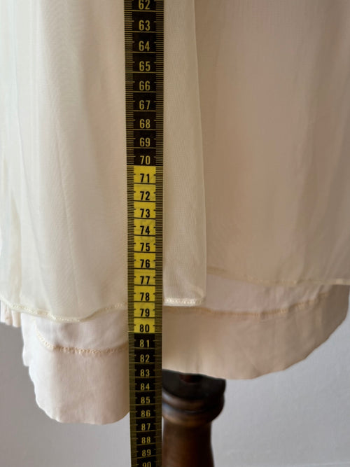 Yellow Nylon Midi Nightgown size S