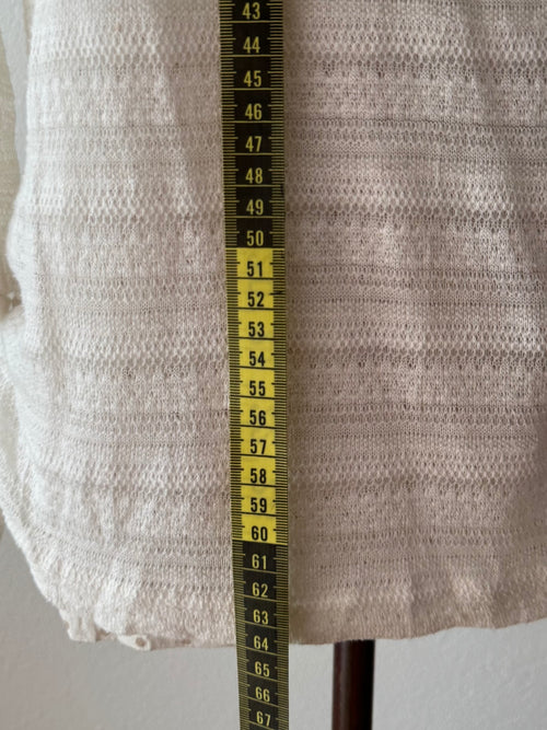 Cream Knit Blouse size S