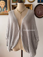 Grey Knit Cardigan Size M/L