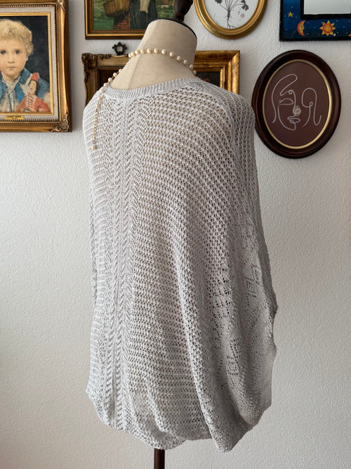 Grey Knit Cardigan Size M/L