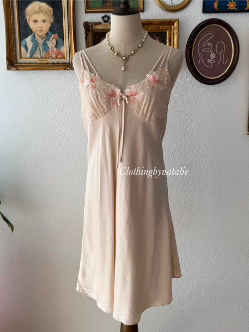 Nude SILK Nightgown size M