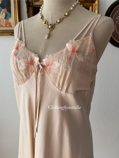 Nude SILK Nightgown size M