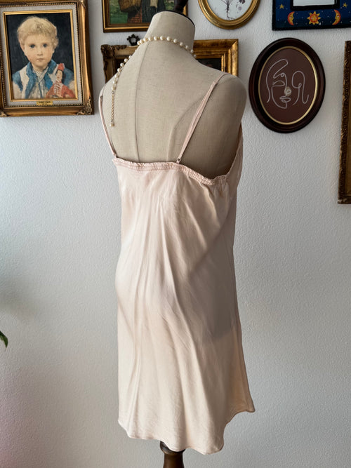 Nude SILK Nightgown size M
