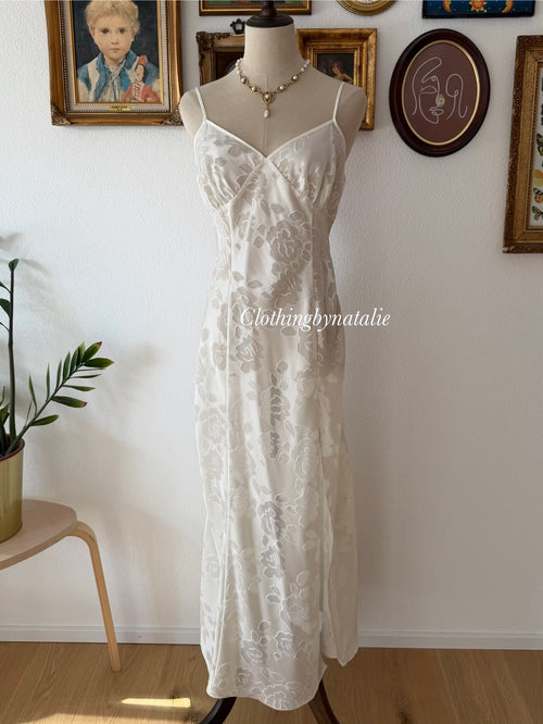 Victoria’s Secret Brocade Satin Maxi Gown Size S