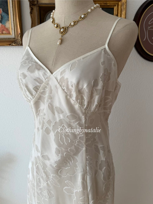 Victoria’s Secret Brocade Satin Maxi Gown Size S