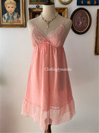 Coquette Orange Chiffon Babydoll size S
