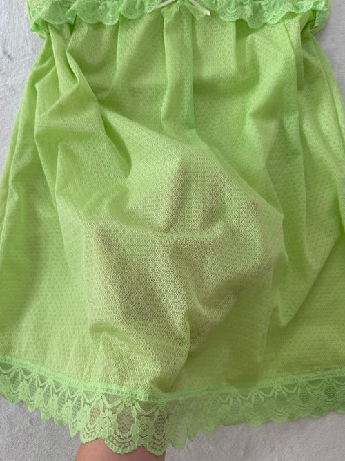Coquette Green Mesh Mini Dress (S)