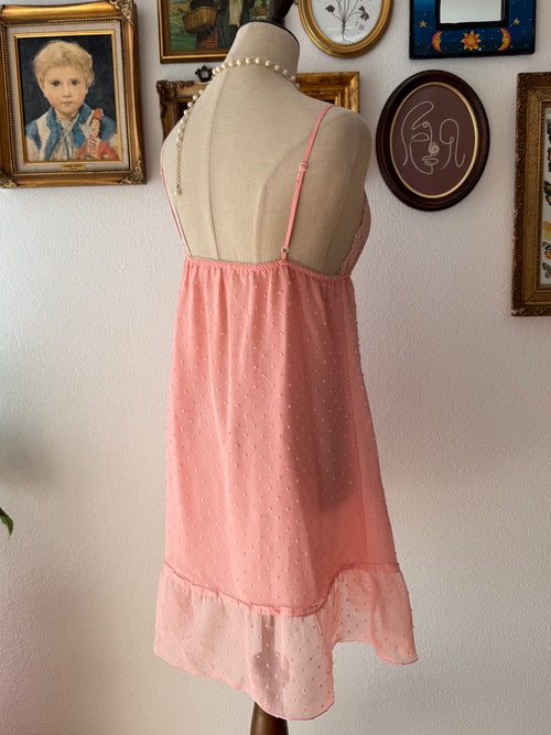 Coquette Orange Chiffon Babydoll size S