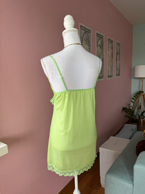 Coquette Green Mesh Mini Dress (S)
