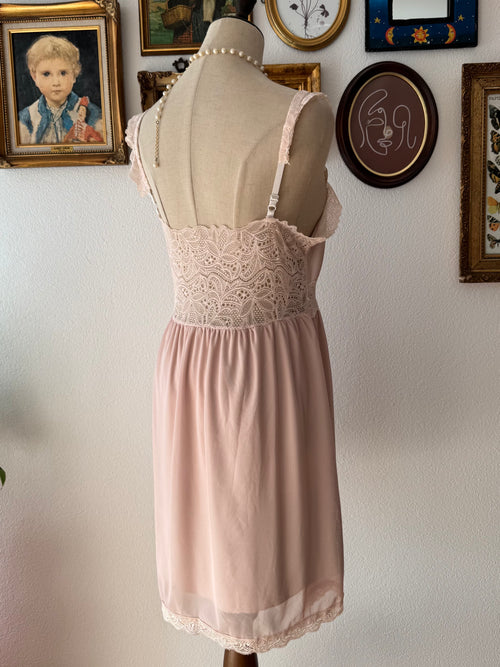 Coquette Pink Mesh Babydoll size M