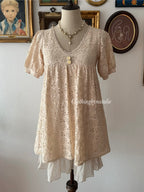 Cotton Lace Babydoll Dress size S