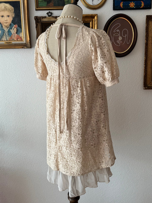 Cotton Lace Babydoll Dress size S
