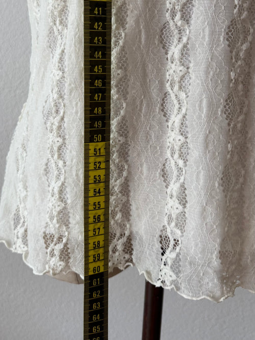 White Lace Blouse size M