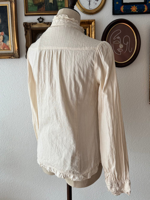 Cream Cotton Shirt size S