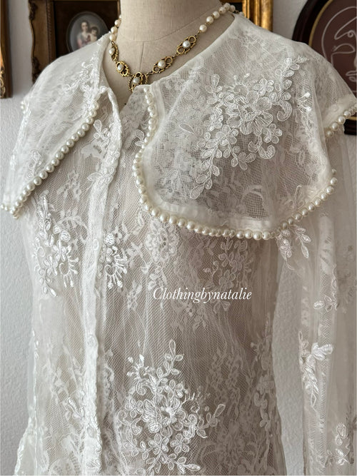 Pearl Lace Blouse size S