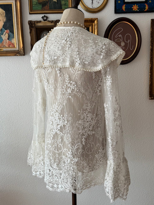 Pearl Lace Blouse size S