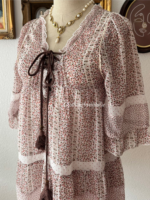 Short Sleeve Babydoll Dress size S
