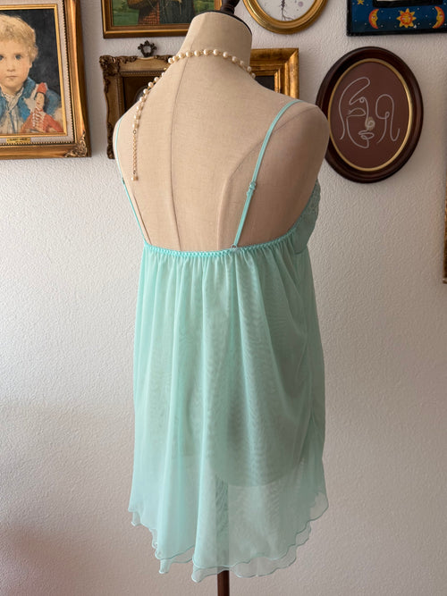 Fairy Teal Mesh Babydoll size S/M