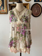 Floral Garden Chiffon Babydoll size M