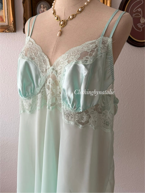 Secret Treasure Teal Chiffon Babydoll size XL